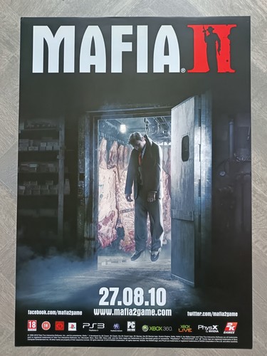 Mafia raro poster gioco - mafia,